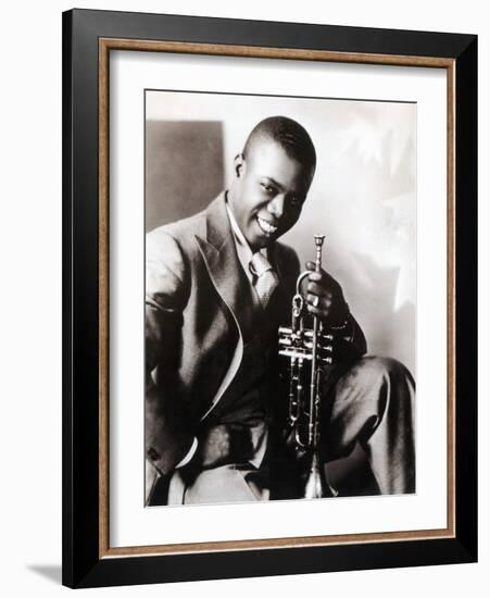 Louis Armstrong, American Jazz Musician-Science Source-Framed Giclee Print