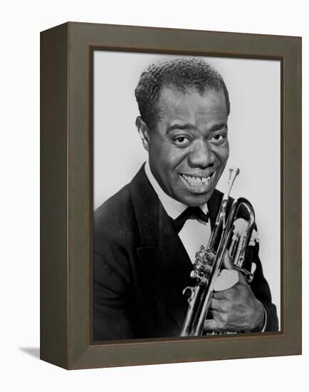 Louis Armstrong C. 1947-null-Framed Stretched Canvas