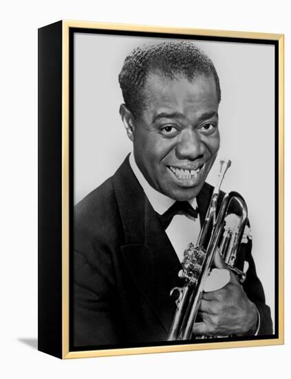 Louis Armstrong C. 1947-null-Framed Stretched Canvas