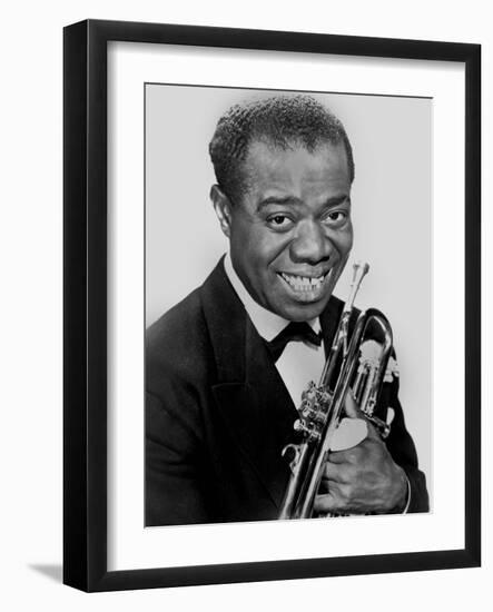 Louis Armstrong C. 1947-null-Framed Photo