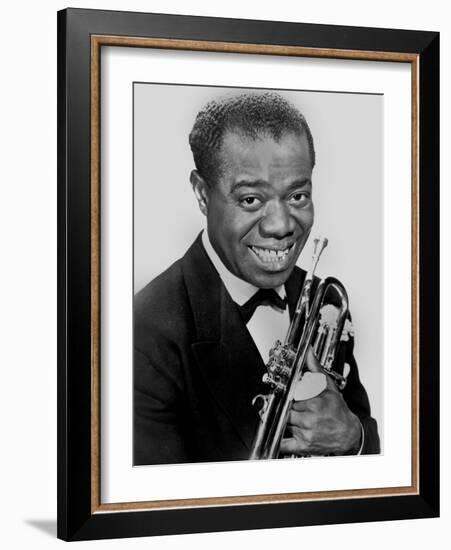 Louis Armstrong C. 1947-null-Framed Photo