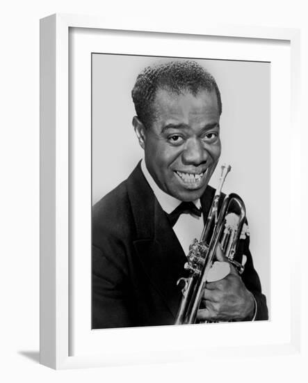 Louis Armstrong C. 1947-null-Framed Photo