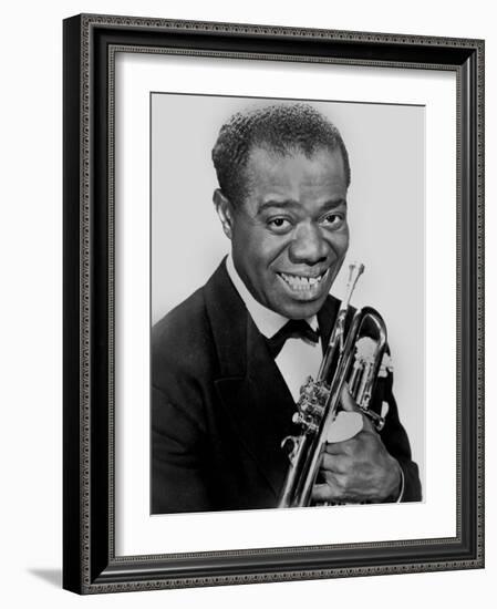 Louis Armstrong C. 1947-null-Framed Photo