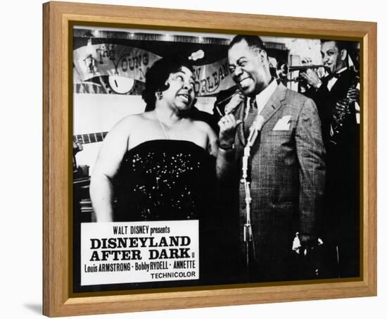 Louis Armstrong, Disneyland (1954)-null-Framed Stretched Canvas