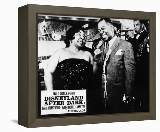 Louis Armstrong, Disneyland (1954)-null-Framed Stretched Canvas