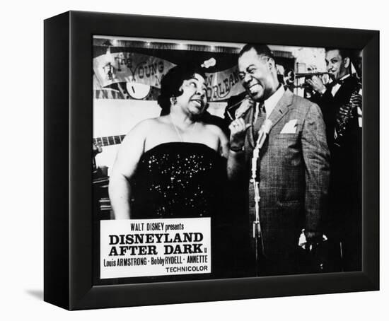 Louis Armstrong, Disneyland (1954)-null-Framed Stretched Canvas