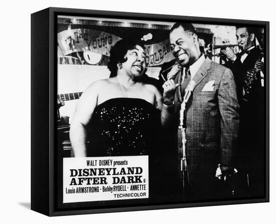 Louis Armstrong, Disneyland (1954)-null-Framed Stretched Canvas