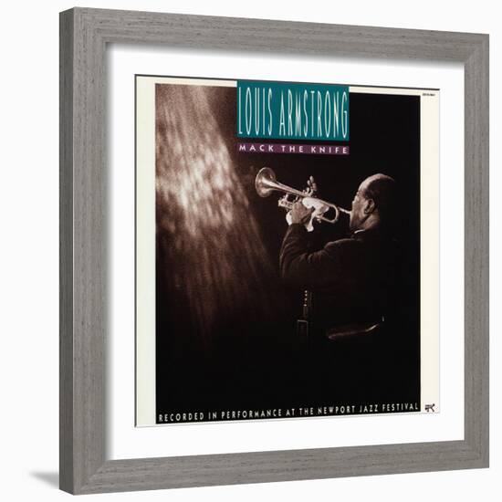 Louis Armstrong - Mack the Knife-null-Framed Art Print