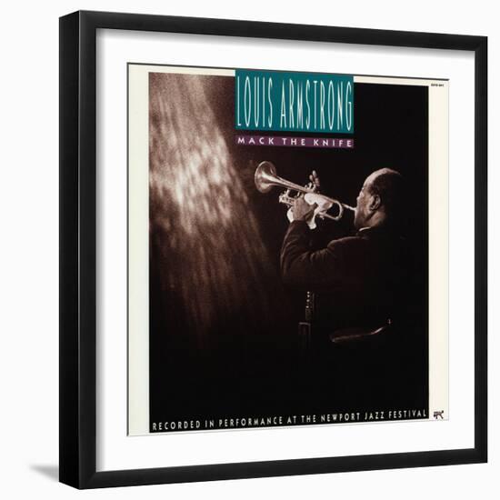 Louis Armstrong - Mack the Knife-null-Framed Art Print