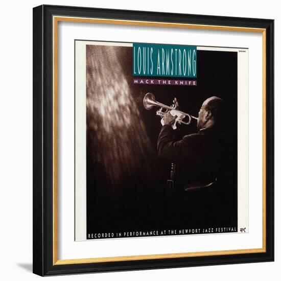 Louis Armstrong - Mack the Knife--Framed Art Print