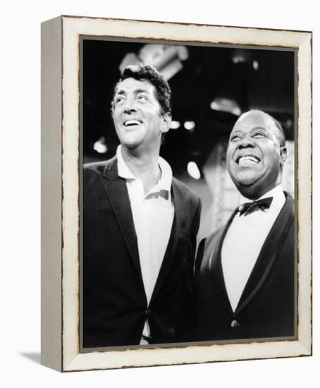 Louis Armstrong - The Dean Martin Show-null-Framed Stretched Canvas