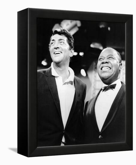 Louis Armstrong - The Dean Martin Show-null-Framed Stretched Canvas