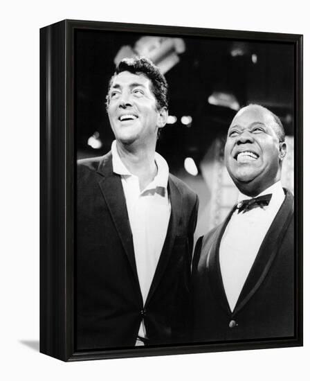 Louis Armstrong - The Dean Martin Show-null-Framed Stretched Canvas