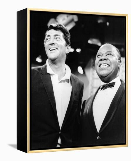 Louis Armstrong - The Dean Martin Show-null-Framed Stretched Canvas