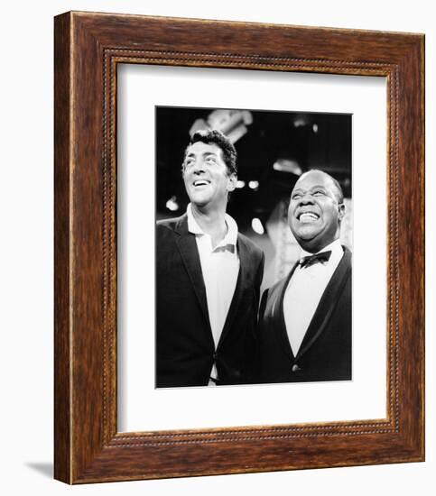 Louis Armstrong - The Dean Martin Show-null-Framed Photo