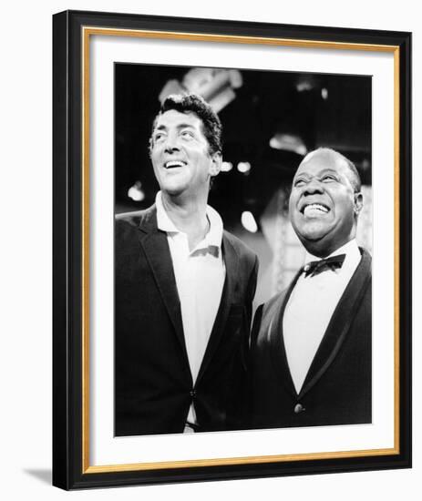 Louis Armstrong - The Dean Martin Show-null-Framed Photo