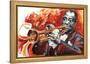 Louis Armstrong: What a Wonderful World-Shen-Framed Stretched Canvas