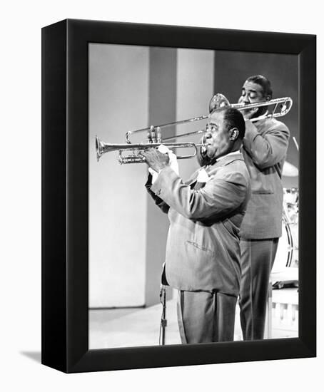 Louis Armstrong-null-Framed Stretched Canvas