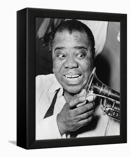 Louis Armstrong-null-Framed Stretched Canvas