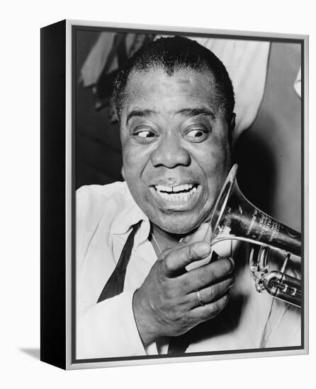 Louis Armstrong-null-Framed Stretched Canvas