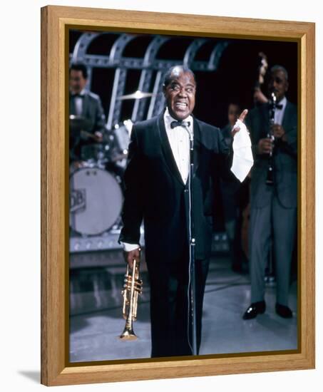 Louis Armstrong-null-Framed Stretched Canvas