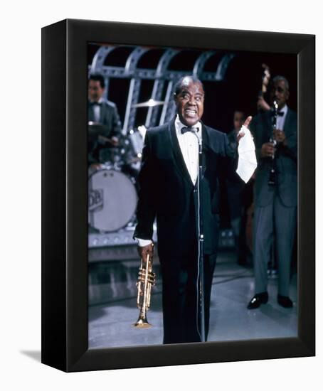 Louis Armstrong-null-Framed Stretched Canvas