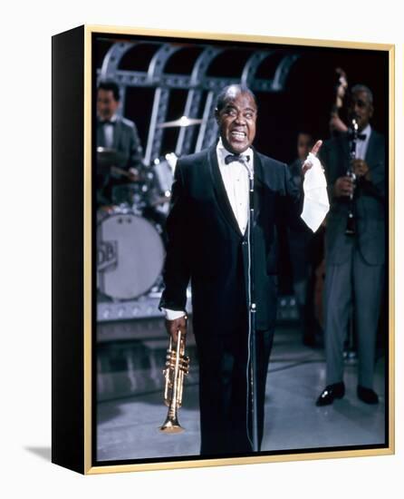 Louis Armstrong-null-Framed Stretched Canvas