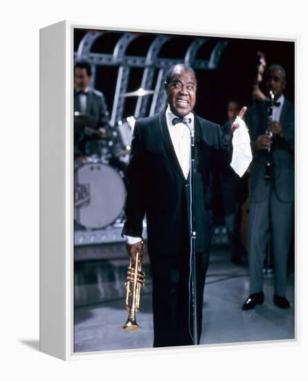 Louis Armstrong-null-Framed Stretched Canvas