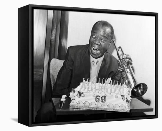 Louis Armstrong-null-Framed Stretched Canvas