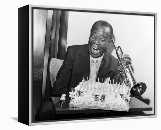 Louis Armstrong-null-Framed Stretched Canvas