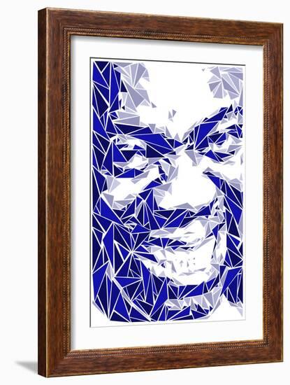 Louis Armstrong-Cristian Mielu-Framed Art Print