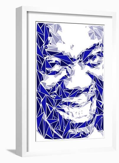 Louis Armstrong-Cristian Mielu-Framed Art Print