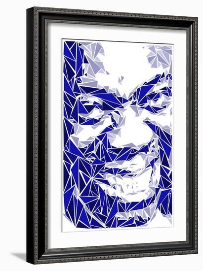 Louis Armstrong-Cristian Mielu-Framed Art Print