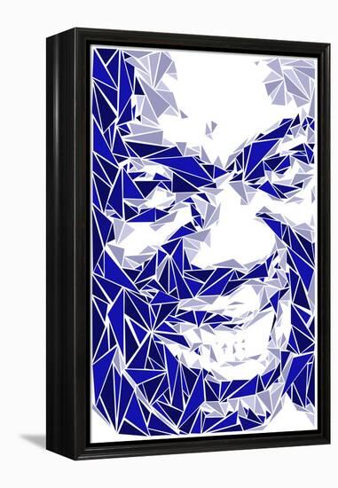 Louis Armstrong-Cristian Mielu-Framed Stretched Canvas