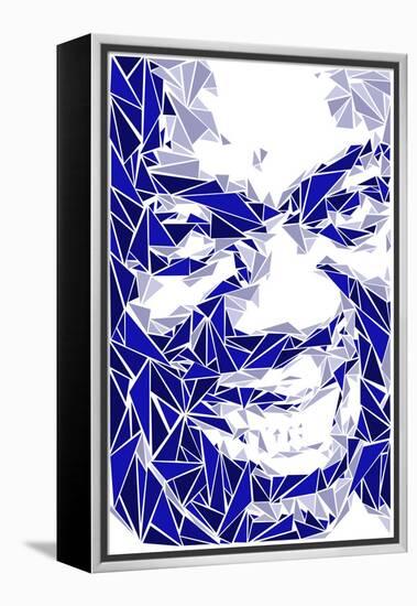 Louis Armstrong-Cristian Mielu-Framed Stretched Canvas