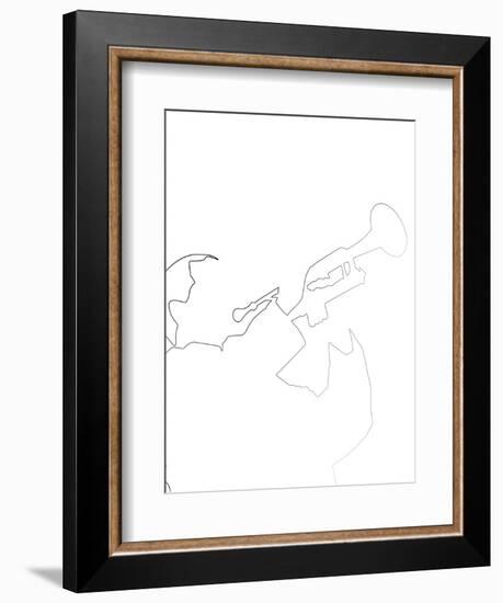 Louis Armstrong-Logan Huxley-Framed Art Print