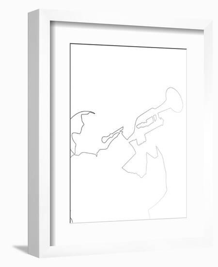 Louis Armstrong-Logan Huxley-Framed Art Print