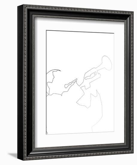 Louis Armstrong-Logan Huxley-Framed Art Print