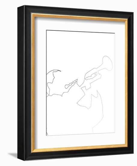 Louis Armstrong-Logan Huxley-Framed Art Print