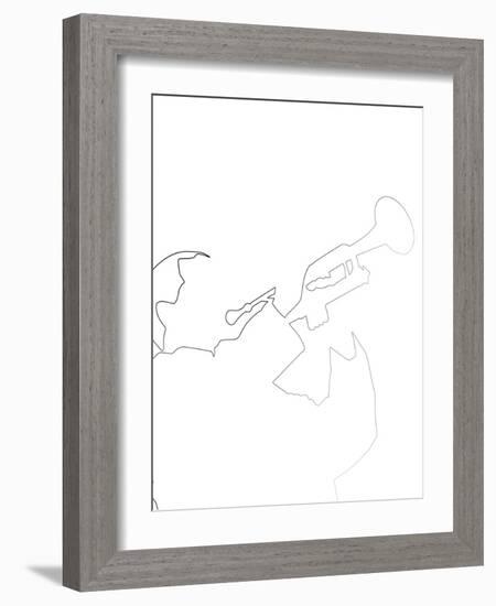 Louis Armstrong-Logan Huxley-Framed Premium Giclee Print