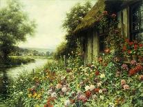 A French River Landscape (Oil on Canvas)-Louis Aston Knight-Laminated Giclee Print