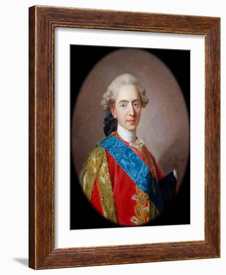 Louis-Auguste, Duc De Berry (1754-179), Future Louis XVI, King of France-Louis Michel Van Loo-Framed Giclee Print