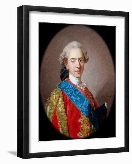 Louis-Auguste, Duc De Berry (1754-179), Future Louis XVI, King of France-Louis Michel Van Loo-Framed Giclee Print