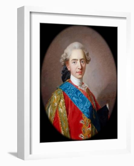 Louis-Auguste, Duc De Berry (1754-179), Future Louis XVI, King of France-Louis Michel Van Loo-Framed Giclee Print