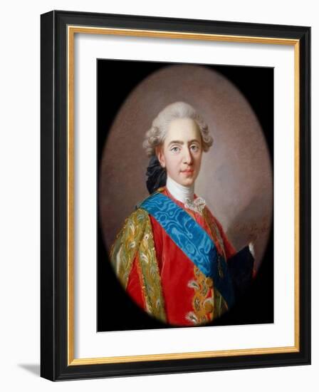 Louis-Auguste, Duc De Berry (1754-179), Future Louis XVI, King of France-Louis Michel Van Loo-Framed Giclee Print