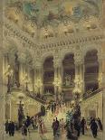The Staircase of the New Opera of Paris-Louis Beroud-Framed Premier Image Canvas