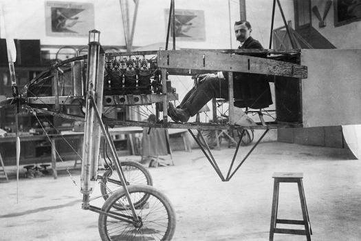 Louis Bleriot in Fifty Horsepower Monoplane Photograph - France' Art Print  - Lantern Press | Art.com