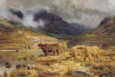 By Loch Treachlan, Glencoe, Morning Mists, 1907-Louis Bosworth Hurt-Giclee Print