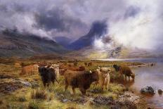 Through Glencoe by Way to the Tay-Louis Bosworth Hurt-Framed Premier Image Canvas