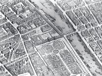 The Ile St. Louis, Detail from the Plan of Paris, known as the 'Plan De Turgot', Engraved by…-Louis Bretez-Giclee Print